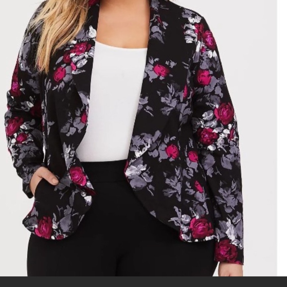 Torrid Floral Blazer